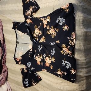 2xl off shoulder women's shirt